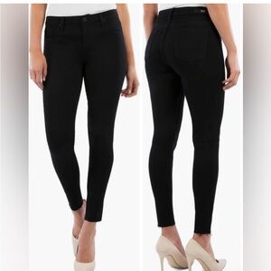 KUT From The Cloth Donna High Rise‎ Ankle Skinny black Sz 4